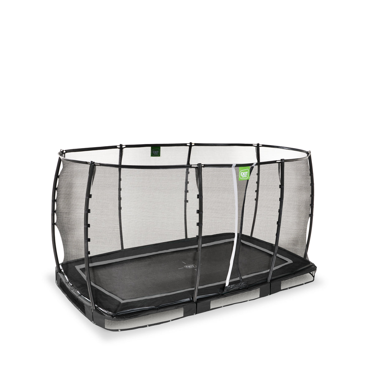 EXIT Allure Premium Bodentrampolin 244x427cm - grün