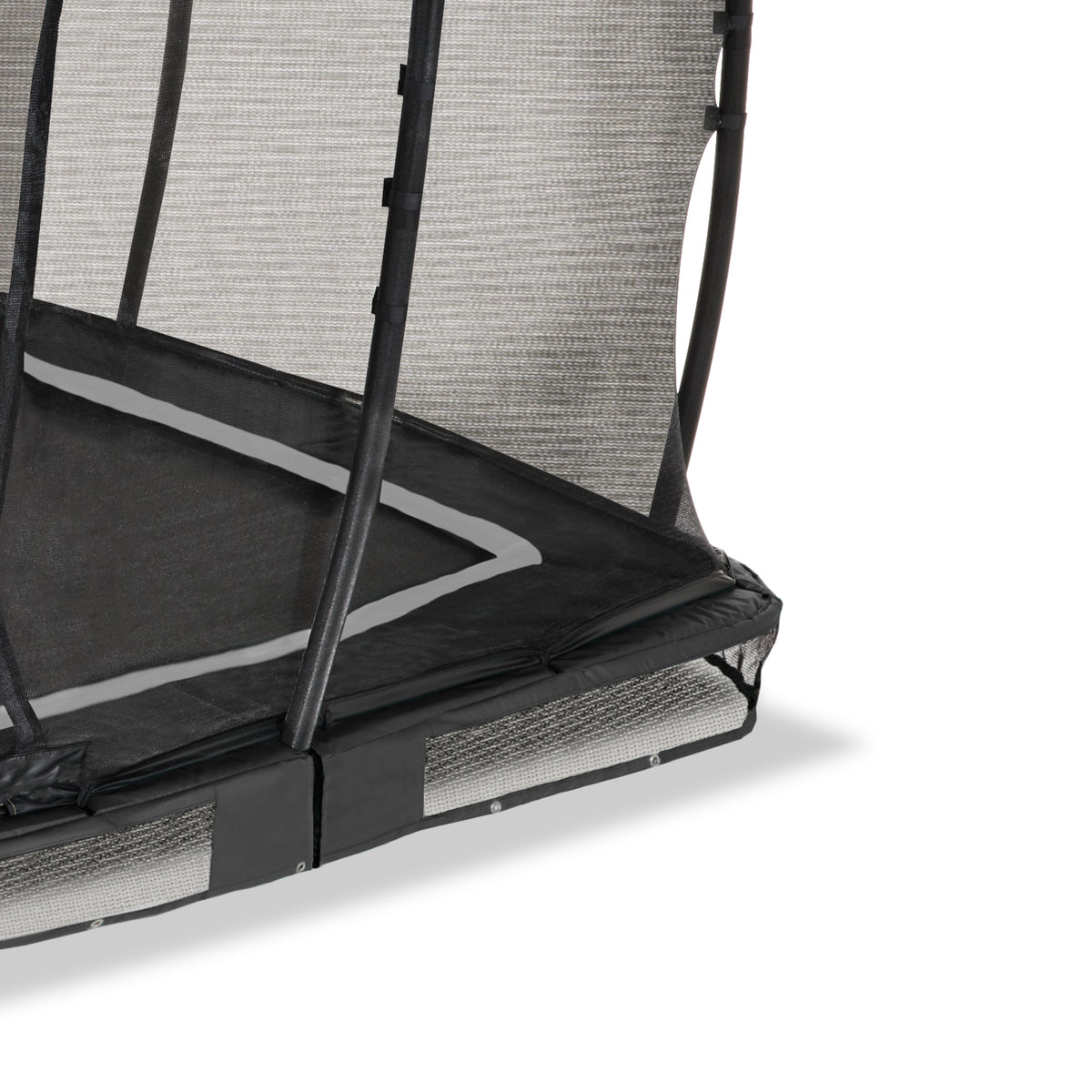 EXIT Allure Premium Bodentrampolin 244x427cm - grün
