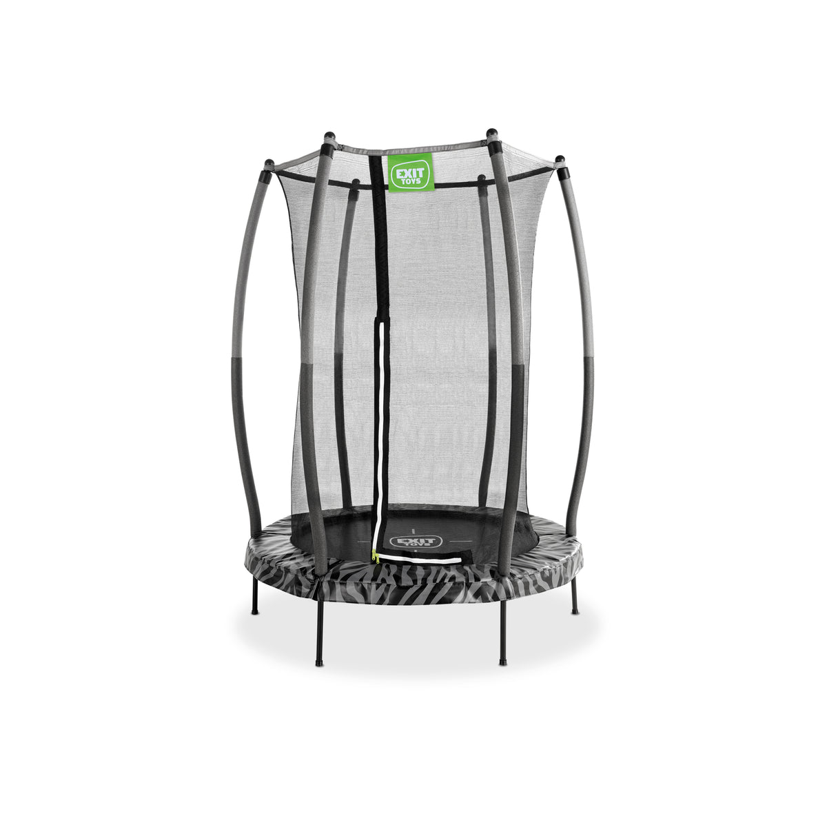 EXIT Tiggy junior Trampolin mit Sicherheitsnetz ø140cm - schwarz/grün