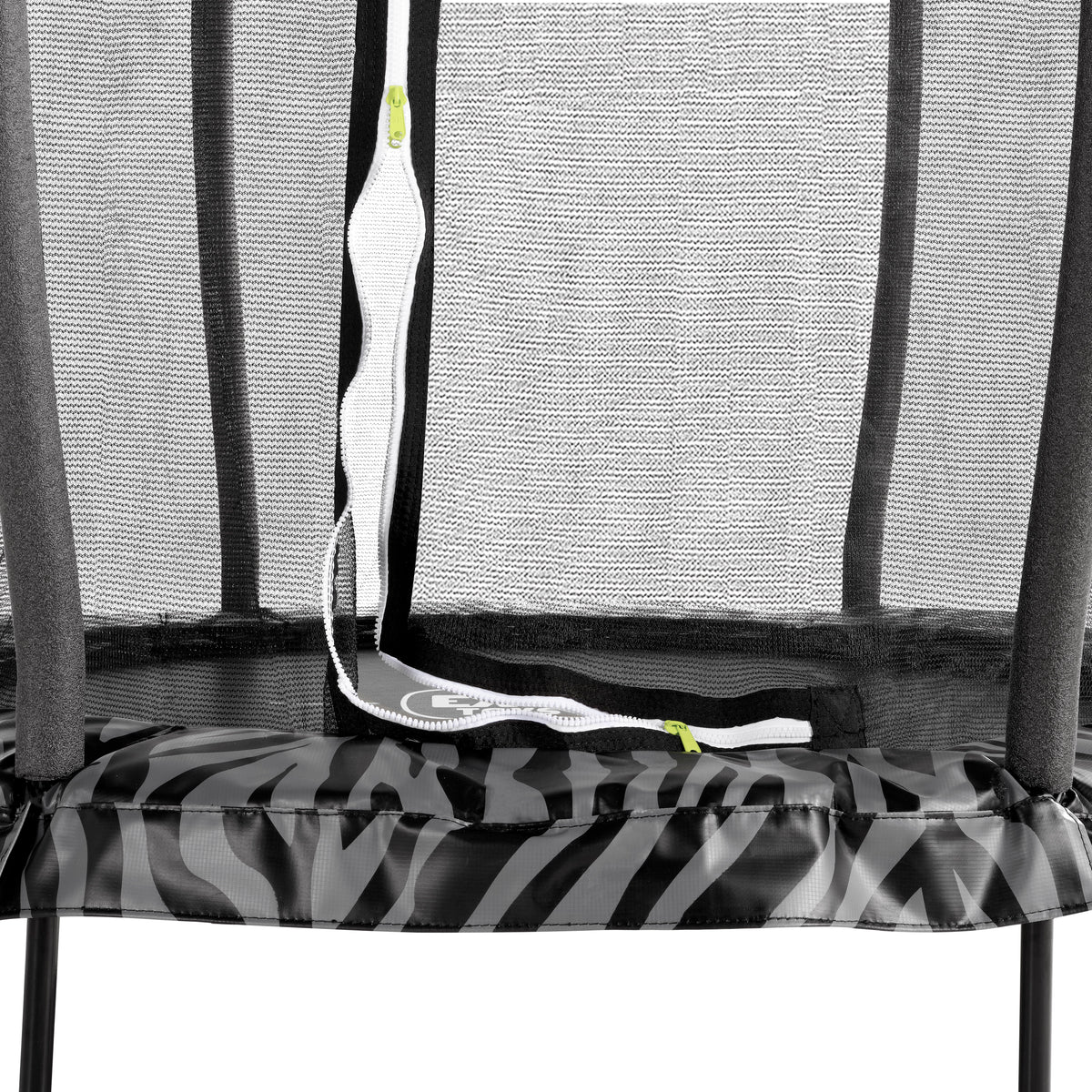 EXIT Tiggy junior Trampolin mit Sicherheitsnetz ø140cm - schwarz/grün