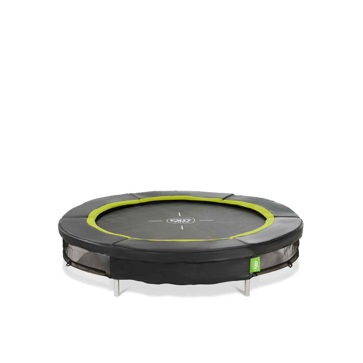 EXIT Silhouette sports Bodentrampolin ø183cm - schwarz