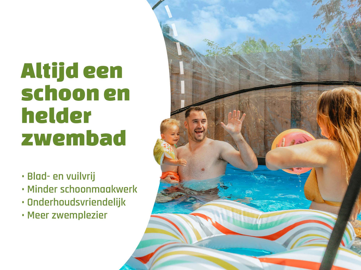 EXIT Poolabdeckung ø305cm - auch für Intex/Bestway - universell