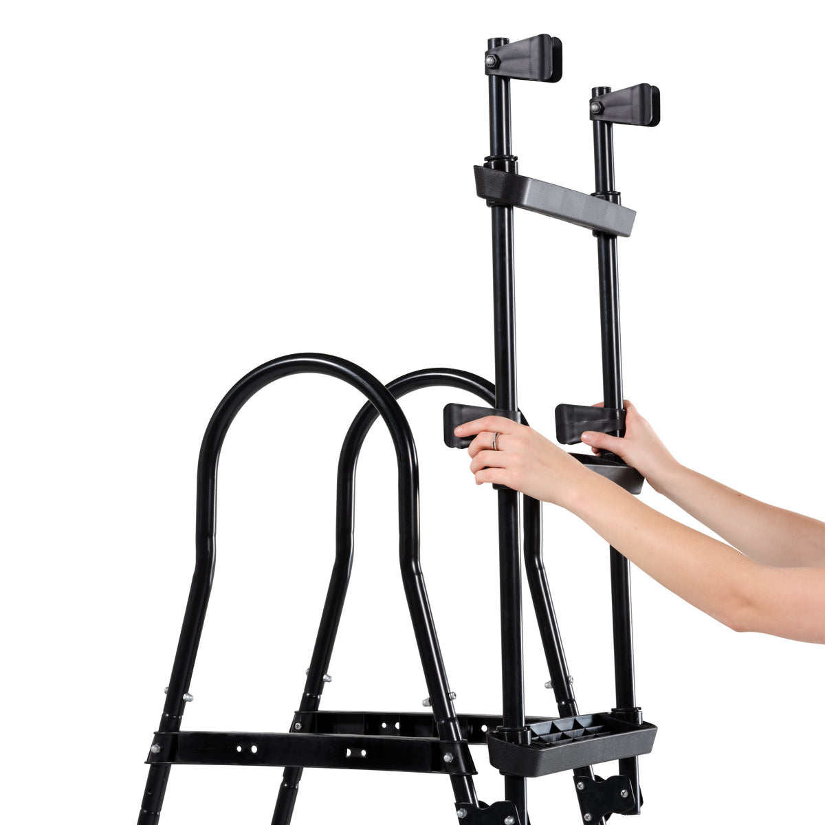 EXIT Poolleiter für Rahmenhöhen von 91-107 cm - schwarz