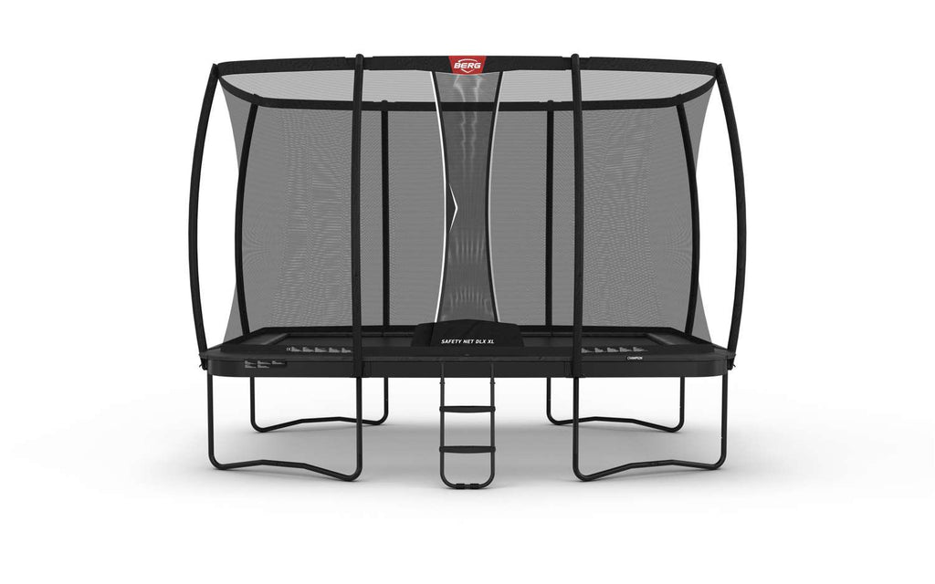 BERG Ultim Champion Regular Trampolin rechteckig mit Sicherheitsnetz Deluxe XL