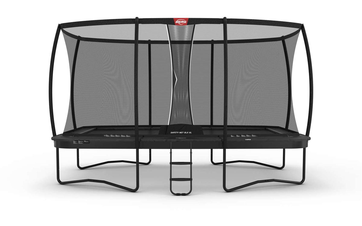BERG Ultim Champion Regular Trampolin rechteckig mit Sicherheitsnetz Deluxe XL