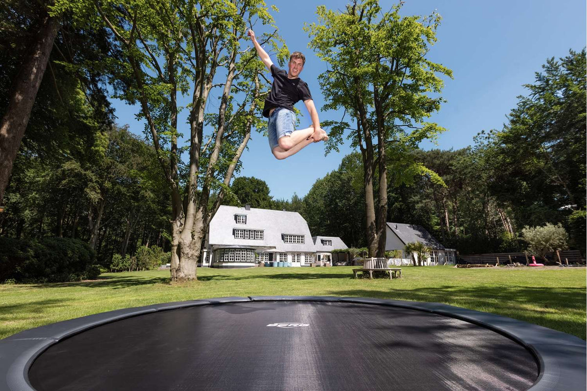 BERG Elite InGround Bodentrampolin rund ohne Netz