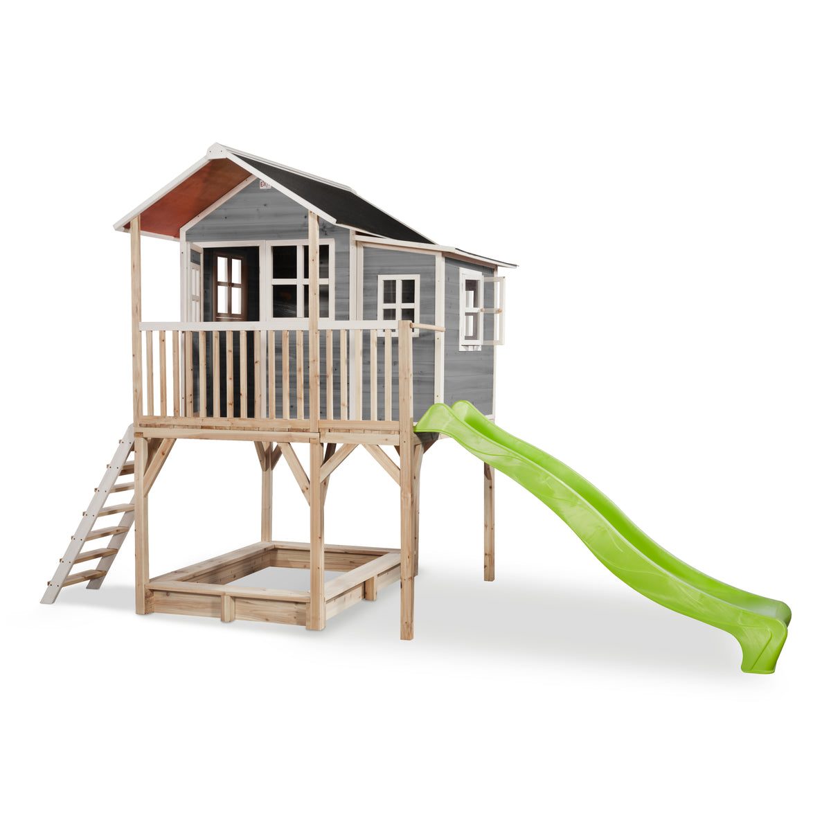 EXIT Loft 750 Holzspielhaus - grau