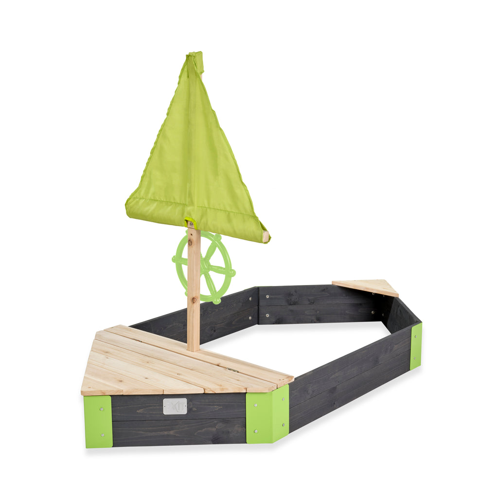EXIT Aksent Holzsandkasten Boot 190x90cm