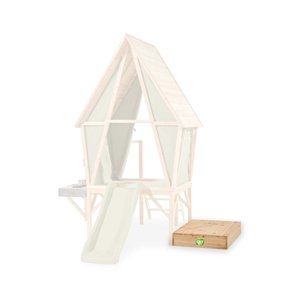 EXIT Holzsandkasten 90x60x14cm