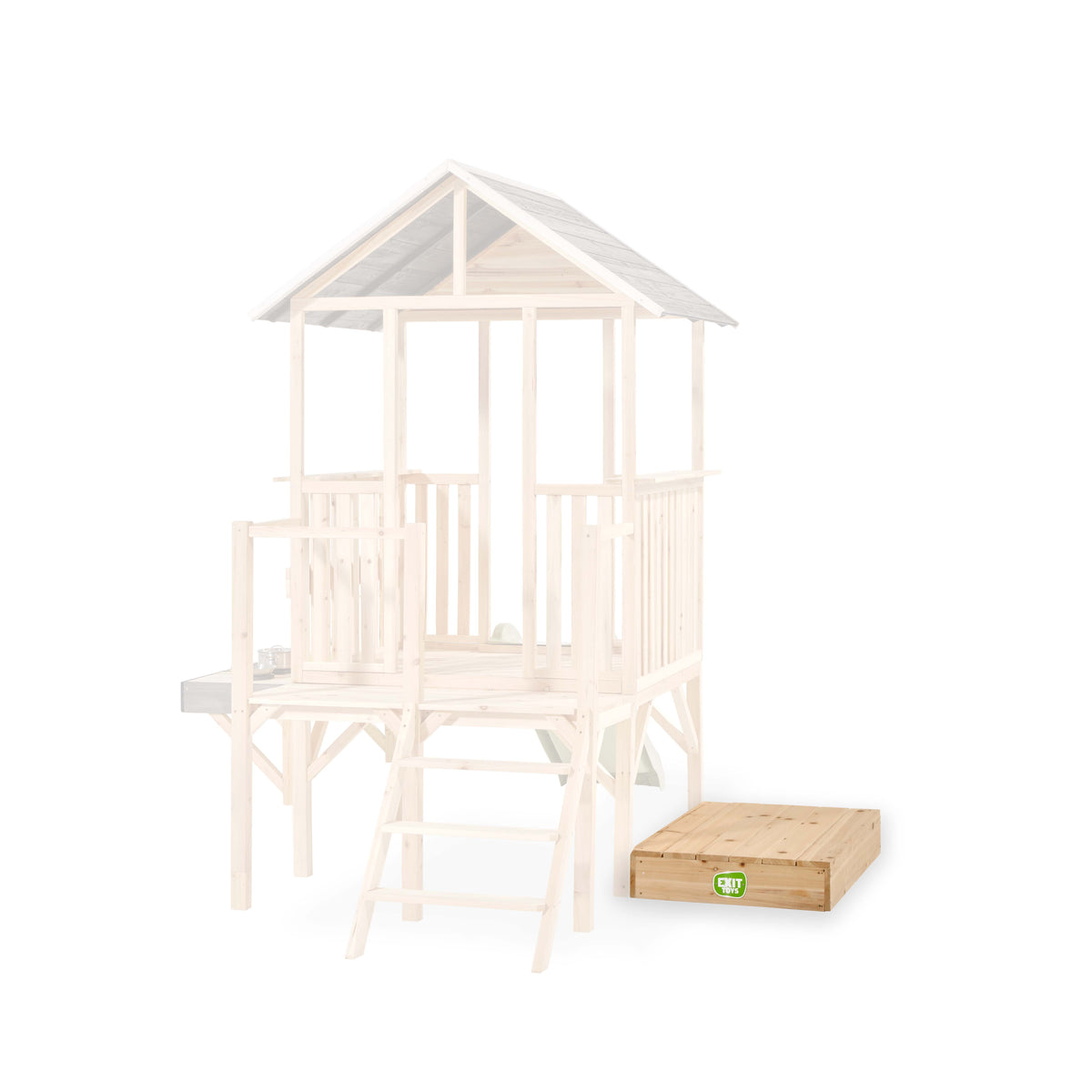 EXIT Holzsandkasten 90x60x14cm