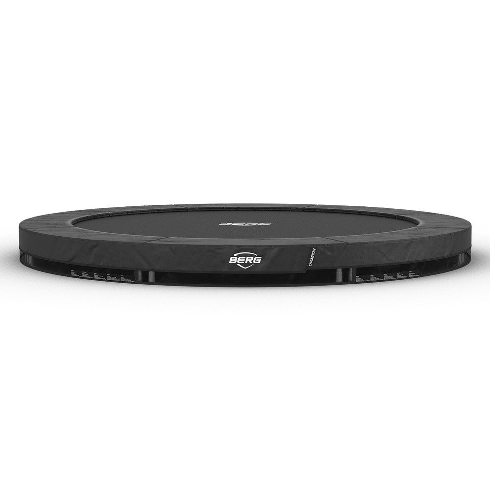 BERG Champion FlatGround ebenerdiges Trampolin rund ohne Sicherheitsnetz