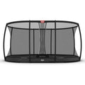 BERG Grand Elite InGround Bodentrampolin oval mit Sicherheitsnetz Deluxe XL