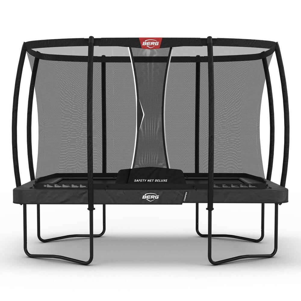BERG Ultim Champion Regular Trampolin rechteckig mit Sicherheitsnetz Deluxe