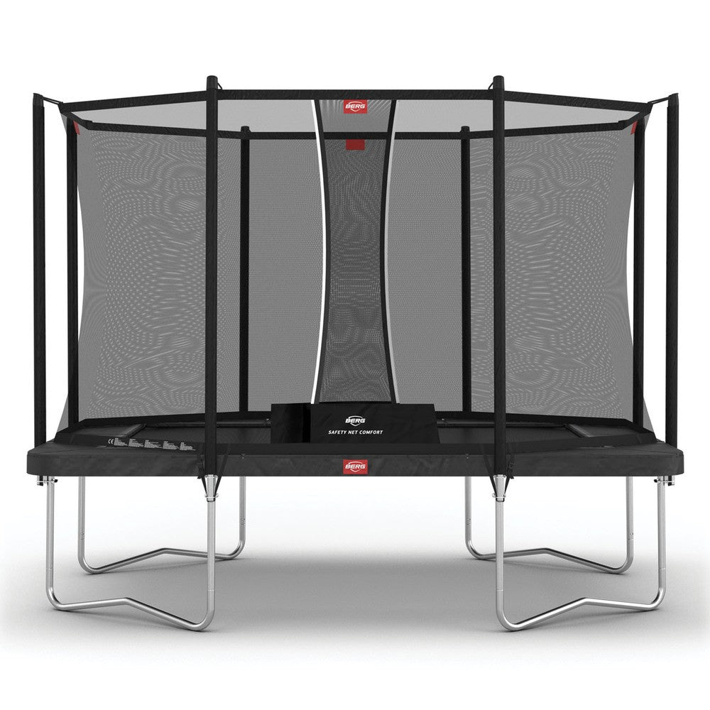 BERG Ultim Favorit Regular Trampolin rechteckig mit Sicherheitsnetz Comfort