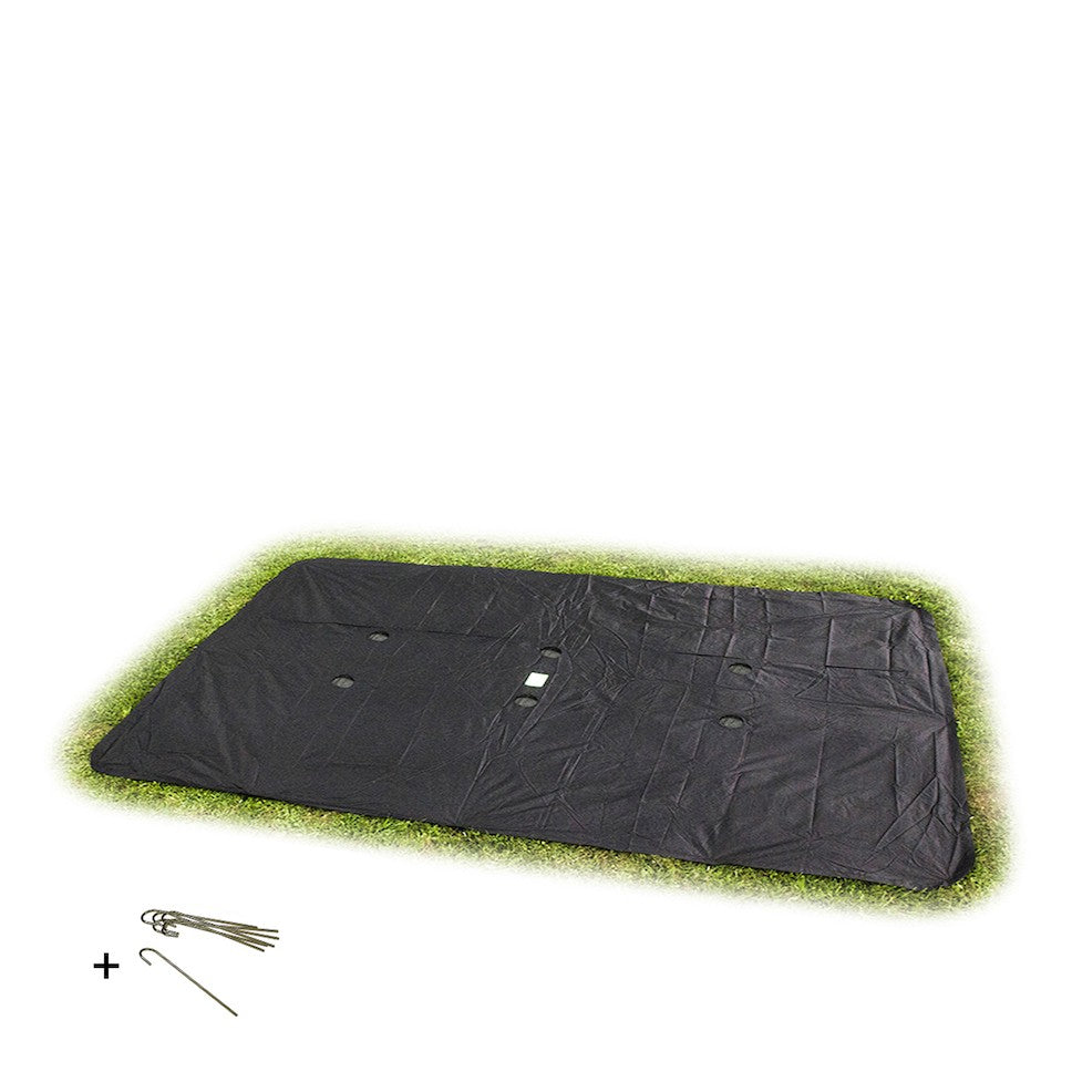 EXIT ebenerdiges Trampolin Abdeckplane rechteckig 305x519cm