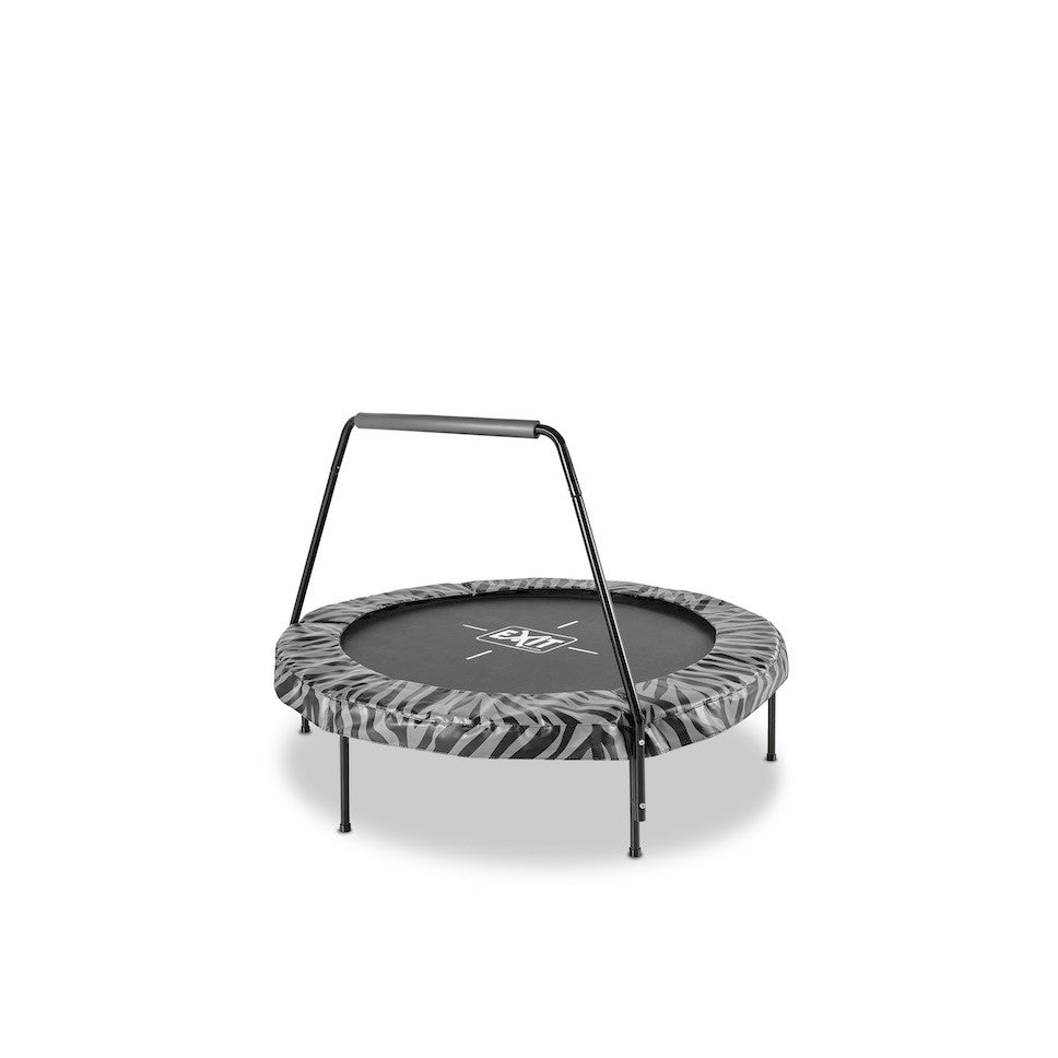 EXIT Tiggy junior Trampolin mit Bügel ø140cm - schwarz/grün