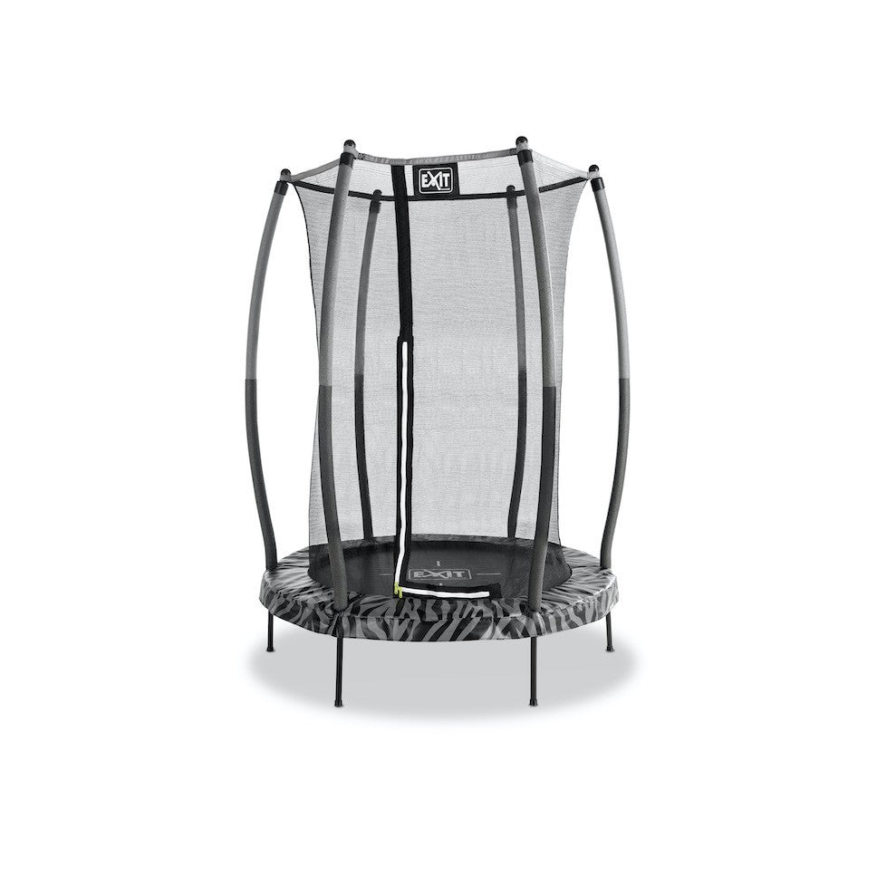 EXIT Tiggy junior Trampolin mit Sicherheitsnetz ø140cm - schwarz/grün