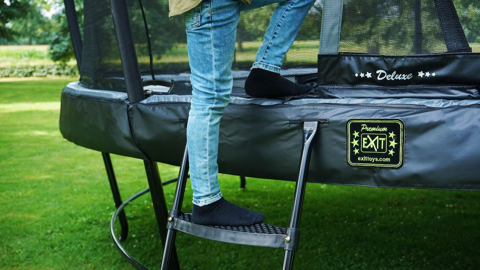 EXIT Trampolin Leiter für Rahmenhöhe von 95-110cm